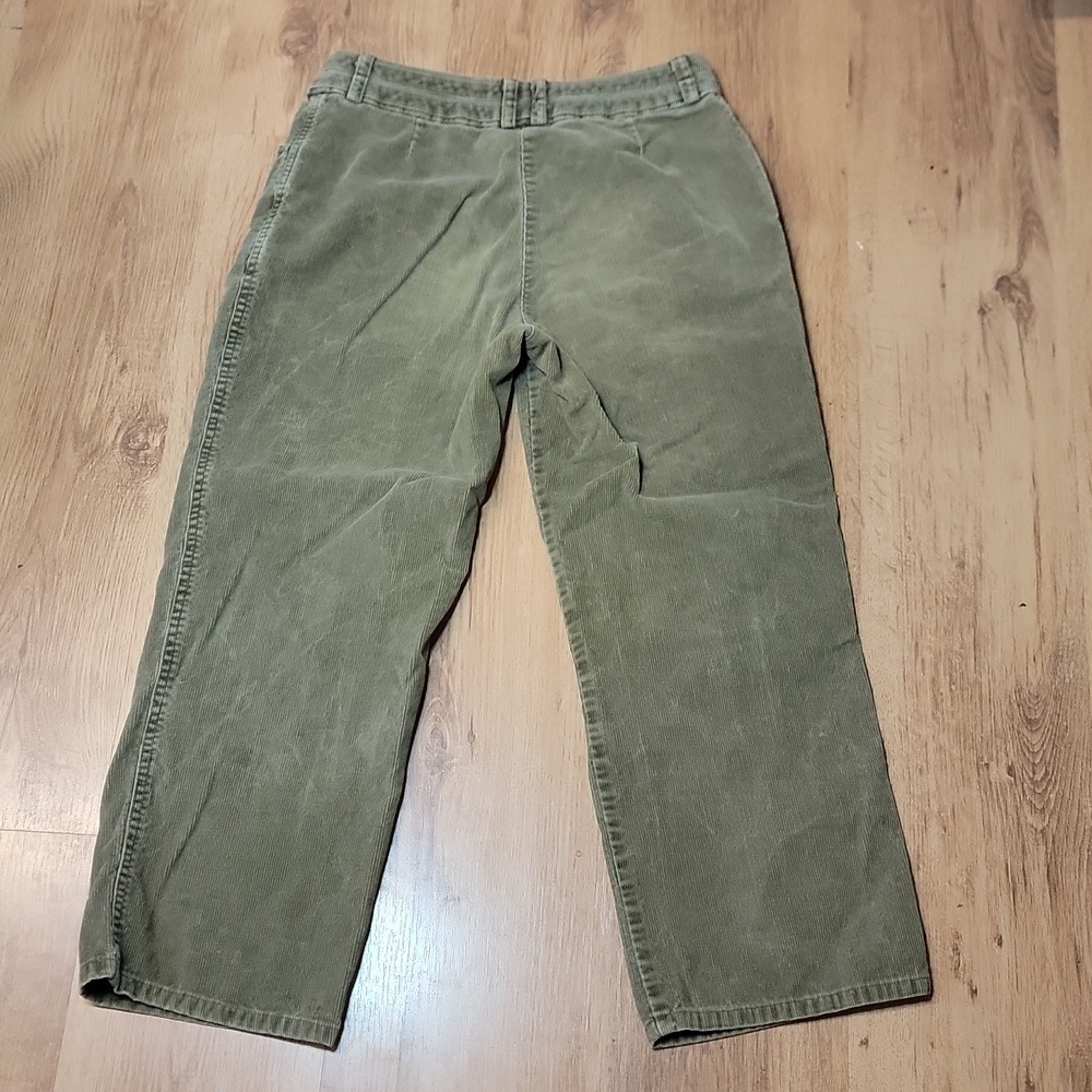 Garnet Hill Corduroy Cropped Trousers - Picture 5 of 8
